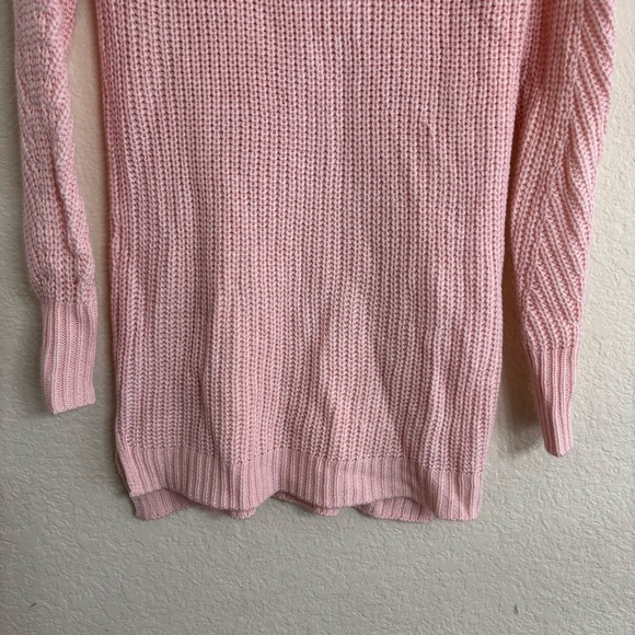 A New Day Pink Cowl Neck Sweater - Picture 4 of 10
